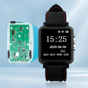 IOT SDK Lorawan Park tâche affectation restauration hôtels soins aux personnes âgées <span class=keywords><strong>patrouille</strong></span> ferroviaire 1.42 pouces carré Lora SOS montre intelligente - Product Image 1