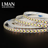 Bande lumineuse LED pour décoration intérieure, haute luminosité, plaque nue, IP65, 8 mm, 120 LED/m, DC24V, 10W/m, SMD2835