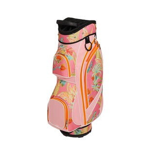 Logotipo personalizado Macaron ligero PU cuero Golf Stand Bag Sunday Carry Travel Set de 3 piezas - Product Image 2