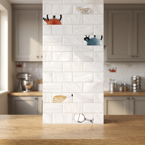 Precio más barato Diseño de cocina 12x18 Cerámica Digital 30x45 Azulejo de pared esmaltado brillante Metro Ladrillo marrón Estilo 300x450mm Azulejos de pared - Product Image 2