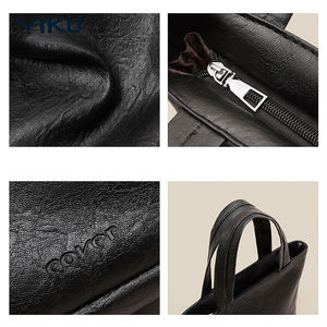 YIKUクラシックカスタムバッグ女性ハンドバッグ大容量ジッパーPuレザートートハンドバッグ - Product Image 3