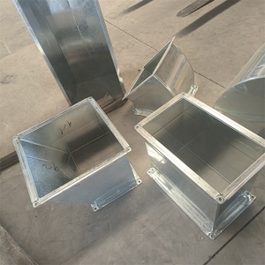 Ống dẫn khí mạ kẽm <span class=keywords><strong>90</strong></span> độ với ống điều hòa không khí mặt bích cho nhà máy trong nhà Hệ thống xả khói HVAC - Product Image 6