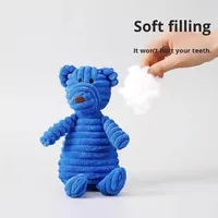 Jouet en peluche pour chien, canard, compagnon de sommeil, durable, résistant à la mastication, soulage le grincement des dents, jouet à mâcher pour animaux de compagnie