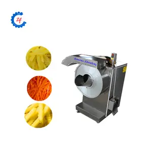 Commercial Electric Sweet Round Potatoes Crisp Chips Cutter Mechanic French Fries Cutting Machine For Sale