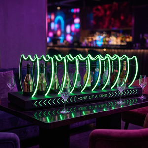อุปกรณ์จัดแสดงขวดไวน์แบบมีแท่นวางสำหรับไนต์คลับ LED ขนส่งแชมเปญบนเครื่องบิน - Product Image 3