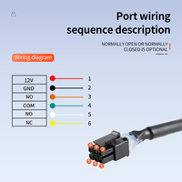 Distributeur automatique direct d'usine serrure électrique longue serrure à fil armoire sans pilote serrure àmortaise électrique