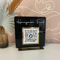 CashApp PayPal Payment Sign Petite Plaque Acrylique QR Code Business Sign
