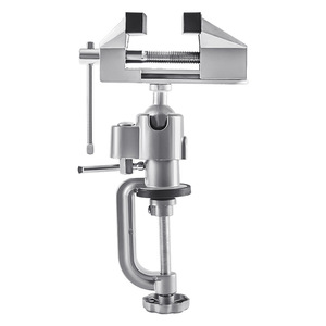 คีมจับชิ้นงานอลูมิเนียมอัลลอยด์ ความจุขากรรไกร 0-50 มม. หมุนได้ 360 องศา สำหรับโต๊ะทำงาน - Product Image 5