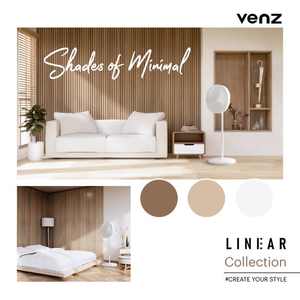 Ventilador Decorativo de Estilo Minimalista, Color Negro Urbano, Diseño Moderno, Motor AC, Para Hotel, Villa y Hogar Premium y Residencial - Product Image 6