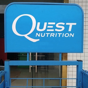 Bán Hot Kim Loại Màu Xanh Snack Chips Đứng Siêu Thị Hiển Thị Giá Khoai Tây Chiên Bán Lẻ Hiển Thị Racks - Product Image 4