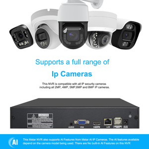 Système de caméra de surveillance CCTV 4K 12 canaux 12MP H.265 6K <span class=keywords><strong>NVR</strong></span> avec détection de mouvement, sortie Plug and Play, enregistreur vidéo réseau 4CH 8CH - Product Image 2