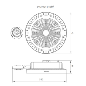 GreenPerform Highbay G5 5.ª Generación, Lámpara LED Inteligente de Alta Potencia |   Control IoT Interact Pro de Extrema Eficiencia BY698P G5 LED105/LED150 para Almacenes - Product Image 3