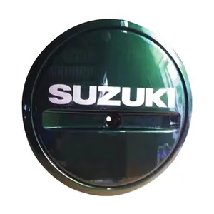 TOPLEADER AUTO PARTS Hot Selling Popular Car Accessories Tire Cover Customized ABS Red Silver Blue Spare Tire Cover for S-uzuki