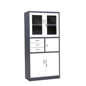 Hot Selling Modern 4-Door Steel <b>File</b> Cabinet 3 <b>Drawers</b> Adjustable for Home Office School Hospital Apartment Workshop Use - Product Image 1