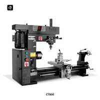 Tour à métaux combiné de précision légère CT800, perceuse, vente directe d'usine