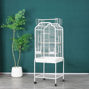 Okkpets Groothandel Extra Grote Vogelkooi Duif Papegaai Vogelkooi Opvouwbare Draad Gespoten Metalen Fok Papegaaien Kooien - Product Image 1
