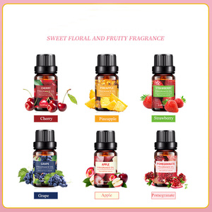 Top 6 Water Soluble Cherry Pineapple Apple Grape Strawberry Pomegranate Fruit Aroma <strong>Diffuser</strong> <strong>Refill</strong> <strong>Car</strong> Fragrance Oil Set - Product Image 2