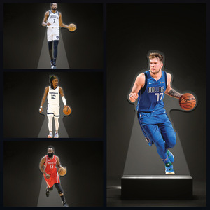 NBA06 Star du basket-ball américain <span class=keywords><strong>Kobe</strong></span> Curry, poupée en acrylique avec lumière nocturne pour la cuisine, vente en gros - Product Image 4