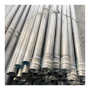Tubo de aço com bico de perfuração e inserção, com diâmetro externo de 54 mm, fácil de conectar, tubo de aço com bico de perfuração
