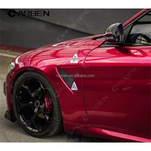Parafanghi in Stile GTAM Realizzati in Fibra di Vetro, Adatti per Alfa Romeo <span class=keywords><strong>Giulia</strong></span> - Product Image 3