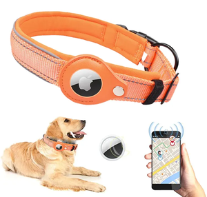 Luxuriöses Nylon-Hundehalsband mit <span class=keywords><strong>GPS</strong></span> und Reflektierendem Design sowie Bändern - Mobiltelefon-Tracking Schutzhülle - Product Image 2