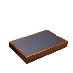 Plateau en bois d'ébène, style rock, style japonais, pour présentation créative de steaks et de barbecues, et pour hot pot commercial personnalisé. - Product Image 4