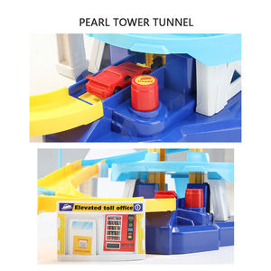 Jouet tour de Parking en plastique éducatif, bricolage, plusieurs couches, piste de course, <span class=keywords><strong>Garage</strong></span>, fente de la ville, nouveau, - Product Image 6