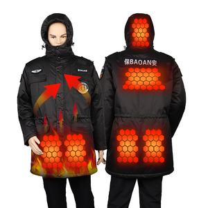 <span class=keywords><strong>Veste</strong></span> chauffante <span class=keywords><strong>pour</strong></span> <span class=keywords><strong>homme</strong></span>, imperméable, longue, de sécurité, coupe-vent, <span class=keywords><strong>pour</strong></span> le travail en extérieur, softshell, grande taille, USB 7,4 V - Product Image 1