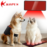 Appareil de luminothérapie infrarouge rouge pour animaux, rechargeable, double longueur d'onde 660nm 850nm, LED enveloppante pour la récupération musculaire des chiens, chats et chevaux