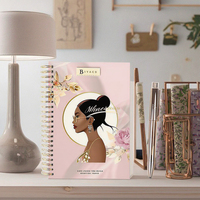 Agenda spiralé personnalisé A5, couverture rigide, affirmations, gratitude, journal de soins personnels, manifestation, prière, sermon, Bible, carnet de notes, boîte cadeau