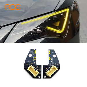 Pour <span class=keywords><strong>Seat</strong></span> Leon MK3.5 2017-2020 LED cartes à puce DRL jaune <span class=keywords><strong>rouge</strong></span> bleu blanc couleur - Product Image 3