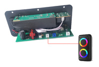 8-18 inç hoparlör D10 oto güç amplifikatörü mikrofon ayarlanabilir yankı üreticisi anma 30W bluetooth araç ses