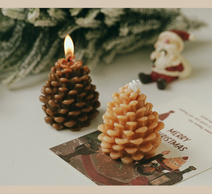 Noel Süsleri, Mumlar, Hediyelik Eşyalar, Hediyeler, Noel Çam Kozalakları, Aromaterapi Mumları, Kişiselleştirilmiş - Product Image 5