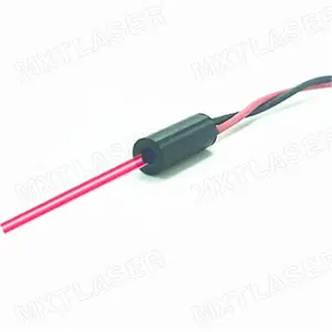 Ống Kính Thủy Tinh D5X12mm 635nm 650nm Mô-đun Laser Chấm Đỏ 0.5MW 1MW 5MW 10MW Trình Điều Khiển APC Cấp Công Nghiệp