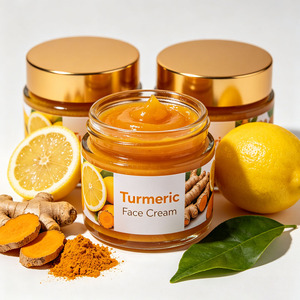Crema facial de cúrcuma con vitamina C, nutritiva y natural, muy vendida, para combatir espinillas y eliminar manchas oscuras. - Product Image 2