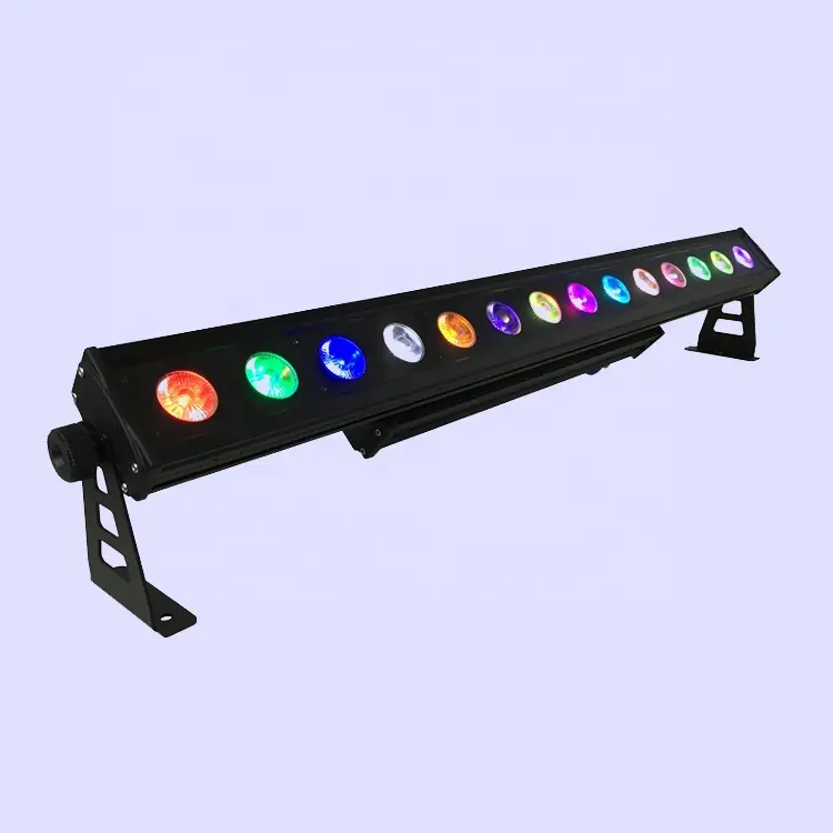 14*30ワット屋外建築マウンテンガーデンウォールウォッシャーライトIP65IP66防水14pcs x 30W RGB 3IN1 LEDDMXピクセルバー