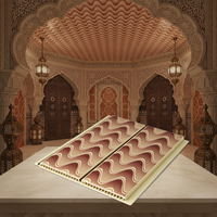 Panneau de plafond en PVC perforé moderne personnalisé de haute qualité avec grille de plafond pour hôpital, salon, centre commercial, hôtel, salle de sport