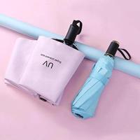 Parapluie droit portable à 8 os grand design compact anti-UV coupe-vent classique contrôle du soleil pour une utilisation en extérieur événements promotionnels