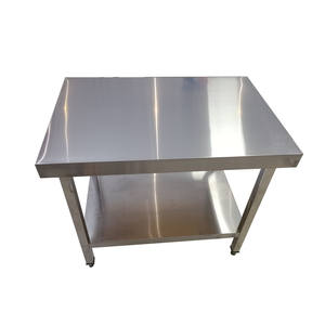 Table de travail en acier inoxydable 304 201 VICTORY KITCHEN, modèle VCT, pour les fournitures de cuisine des restaurants et des hôtels - Product Image 5