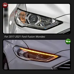 Luces de coche TYPY para Ford Fusion 2017-2021 Mondeo, faros delanteros LED con proyector, luz diurna, accesorios automotrices - Product Image 2