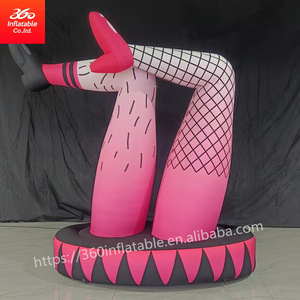 Jambe de fille gonflable géante personnalisée avec souffleur d'air intérieur - Product Image 3