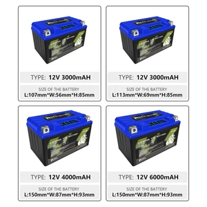 Batería de iones de litio para motocicleta, 12V, 3Ah, Li-Ion, hasta 9Ah, ácido de plomo para motocicletas, Enduro, Scooters, 12N9-4B, Lifepo4 - Product Image 5