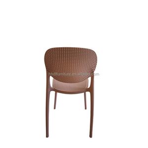 Chaise en corne DLC-P669 tabouret de bureau chaise de salle à manger ménage en plastique épaissi net <span class=keywords><strong>rouge</strong></span> chaise longue paresseuse - Product Image 2