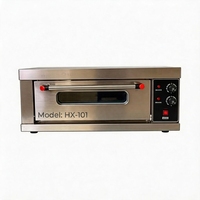Four électrique commercial en acier inoxydable à un seul niveau et un seul plateau avec minuterie à bouton et divers types de commandes pour la cuisson