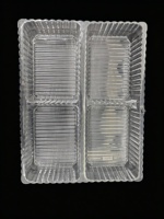 Lebensmittelechte PET Klare Stapelbare Blisterverpackung, Maßgefertigt für Kekse & Plätzchen, Bruchsichere Verpackungs-Innenschale für Sicheren Versand