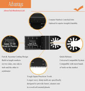 Lưỡi cưa đa năng dao động tốc độ cao 35x40mm Nhật Bản dùng cho gỗ và nhựa - Product Image 5