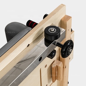 Offerta Speciale: Reformer Pilates Multifunzionale Personalizzato in Legno di Quercia/Acero/Gomma, per Fitness Domestico e Yoga, Modello <span class=keywords><strong>Deren</strong></span> DR-H88, 150kg - Product Image 3