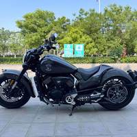 Jianshe1 King Wolf 800 800cc Cruiser : Pneu large de 360 mm et style musclé agressif