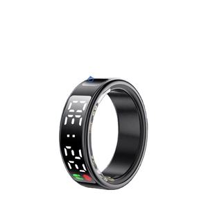 Bague connectée de suivi d'activité électronique avec écran, NFC, Wi-Fi, compatible Android/iOS, suivi de fréquence cardiaque et de sommeil, application, fonction de défilement <span class=keywords><strong>TikTok</strong></span> - Product Image 3