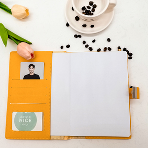 2025 mã hóa khóa sữa bìa cứng máy tính xách tay tùy chỉnh kế hoạch chương trình nghị sự A5 da máy tính xách tay tùy chỉnh - Product Image 2